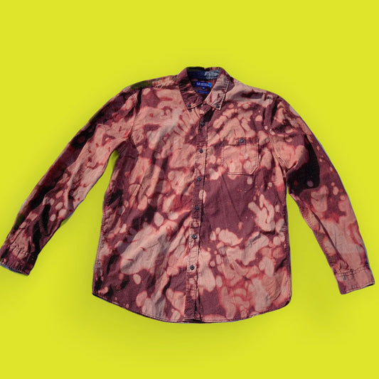 Maroon Button-Up Shirt