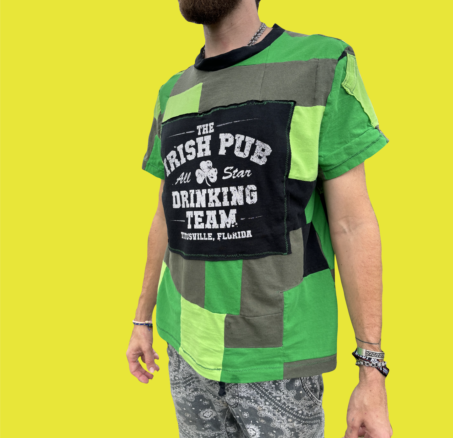 Custom Patchwork T-Shirt