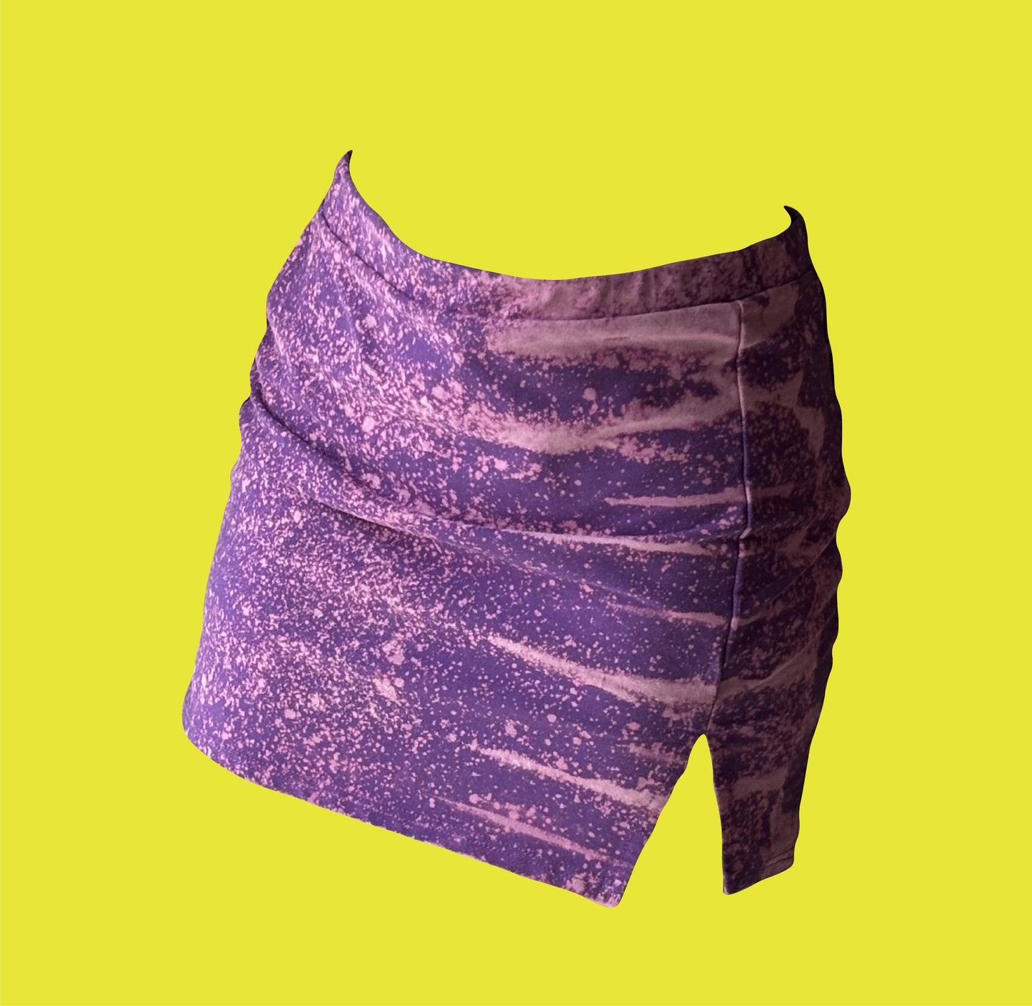 Purple Hip Hugger Skirt