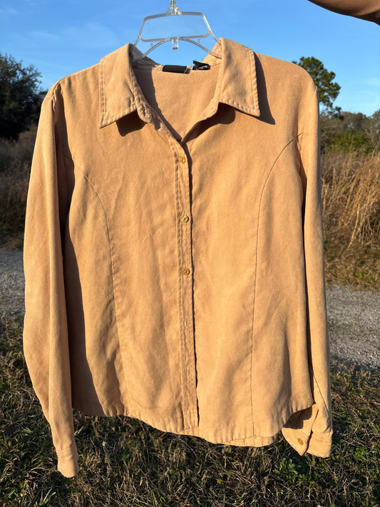 Tan Suede Shirt