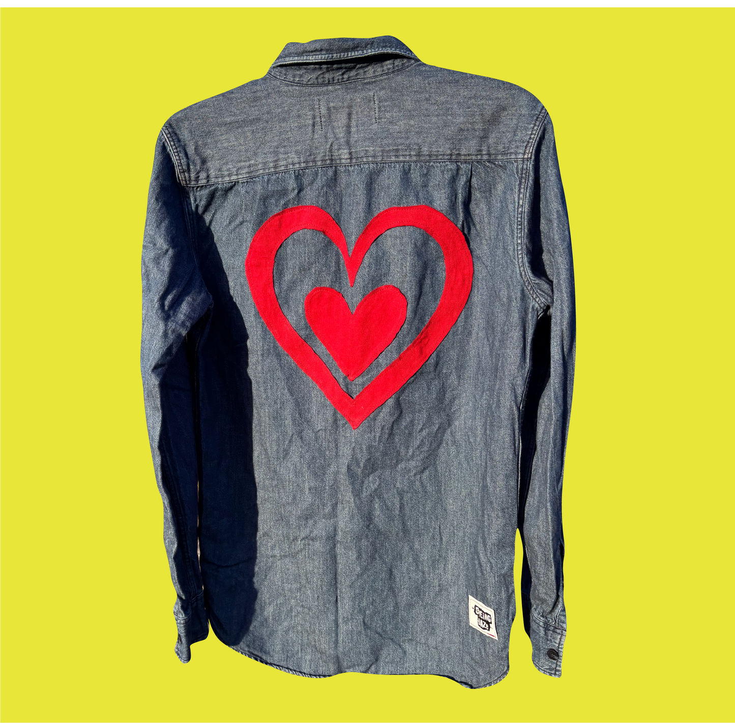 Denim Heart Shirt