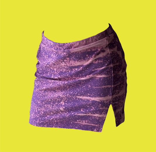 Purple Hip Hugger Skirt